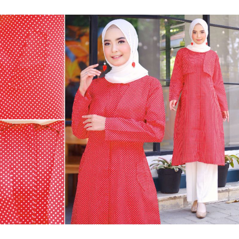 Miranda Tunik / ATASAN, TUNIK, Blouse wanita, atasan wanita, BLOUSE, Fashion muslim, baju wanita