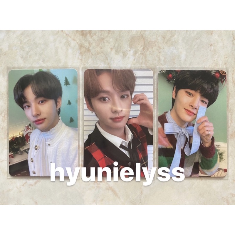 Stray Kids Interpark Christmas Evel POB Hyunjin Lee Know I.N Photocard