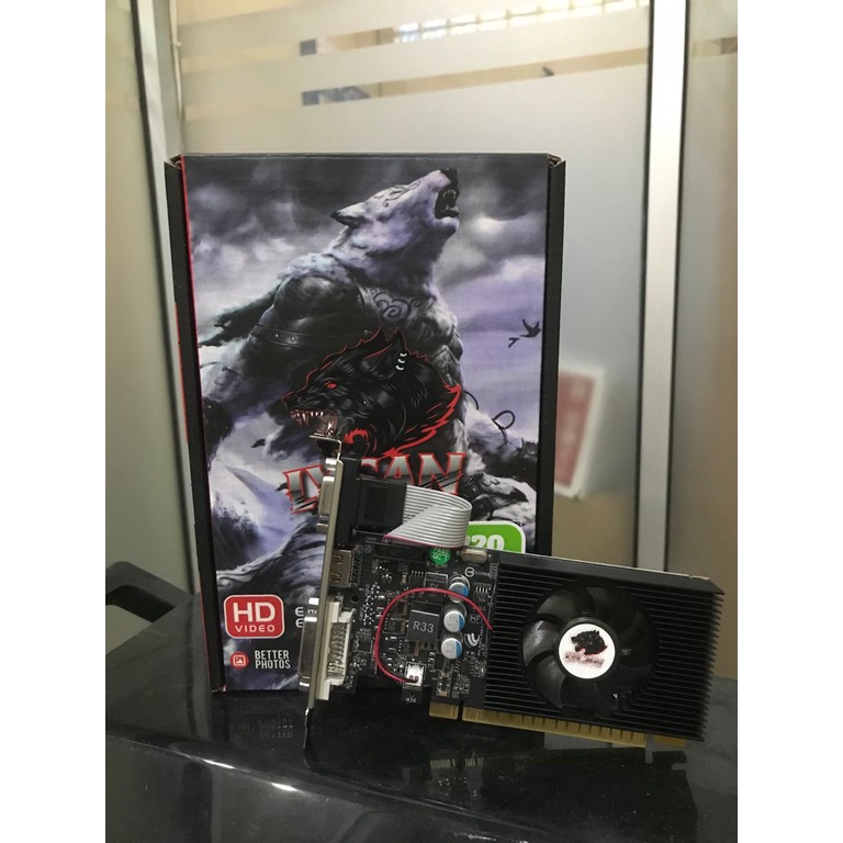 GEFORCE LYCAN VGA CARD GT220 1GB 128BIT GARANSI 1TAHUN