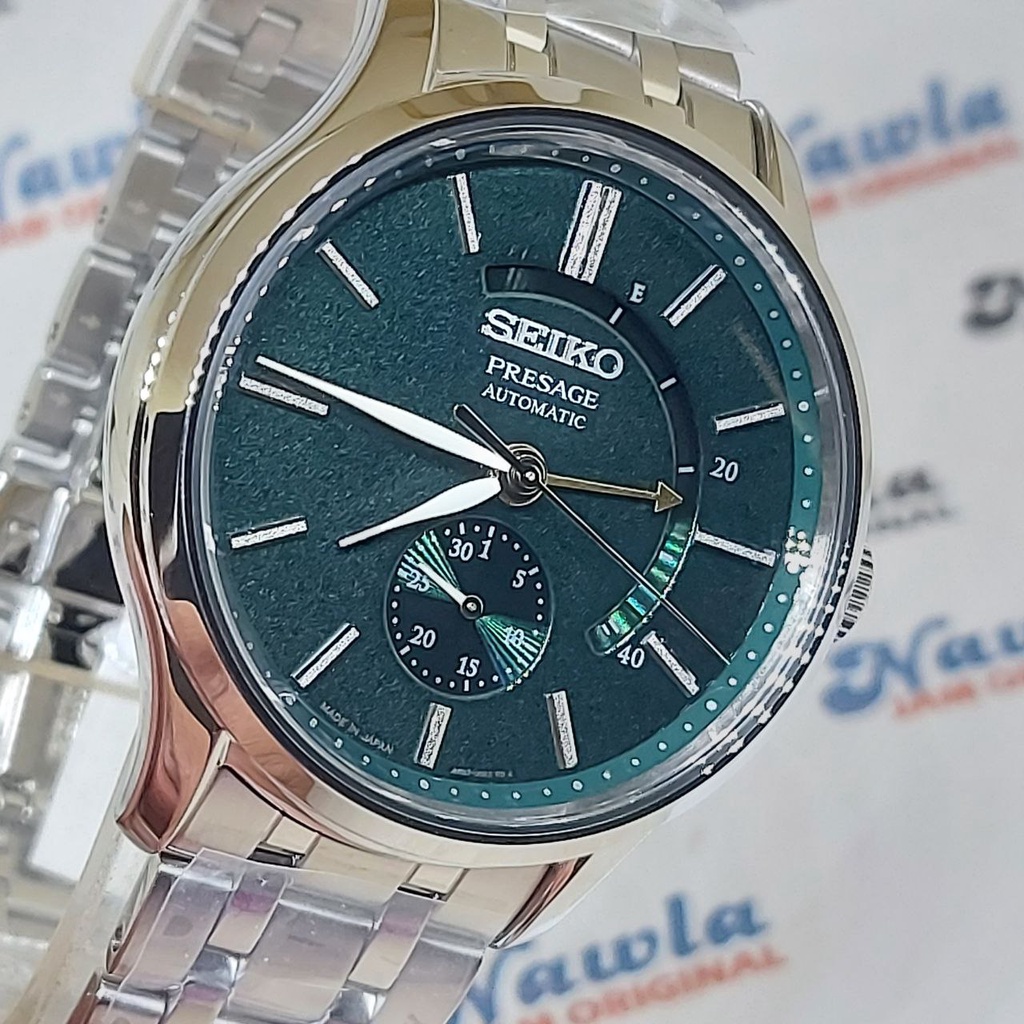 Seiko Presage SSA397J1 Zen Garden Automatic Green Sand Dial - Jam Tangan Pria SSA397