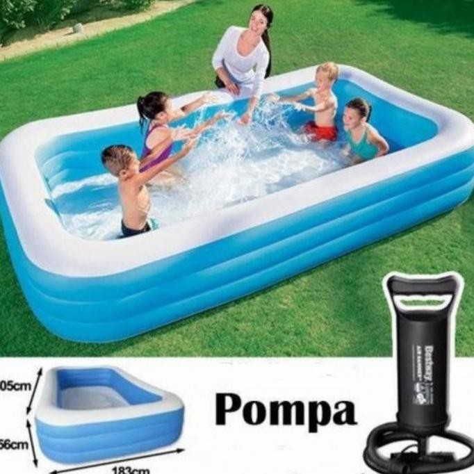 Kolam Renang Besar Panjang 3 Meter Renang Anak Keluarga Dapat Pompa Terlaris....
