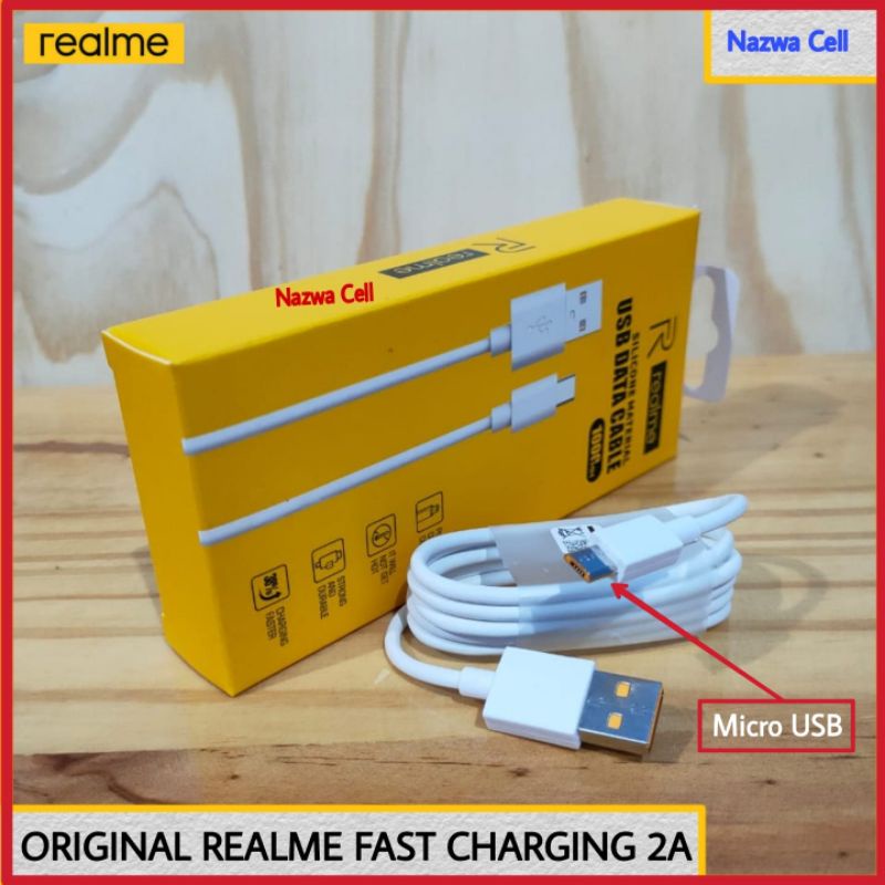 Kabel Data Realme 5 5i Realme 5s ORIGINAL 100% Micro USB