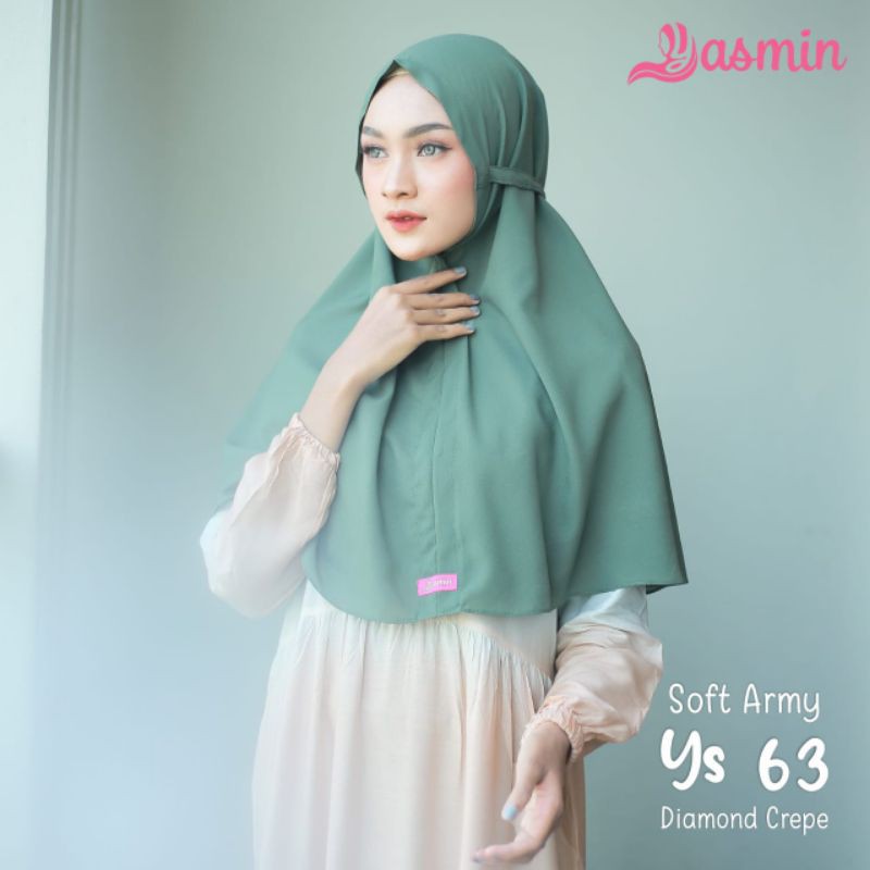 Bergo Maryam Premium YS 63 Ori Yasmin Hijab