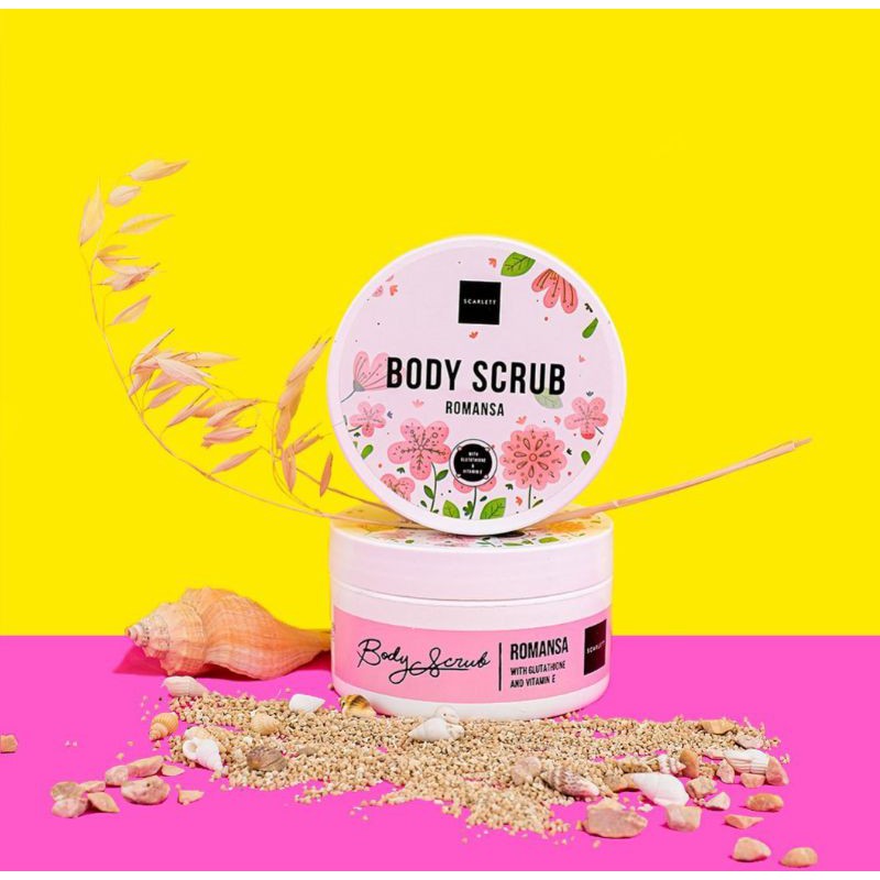 body scrub scarlett/lulur scarlett/lulur romansa scarlett