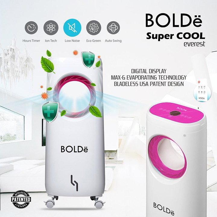 BOLDe SUPER AIR COOLER EVEREST - Bladeless USA Patent