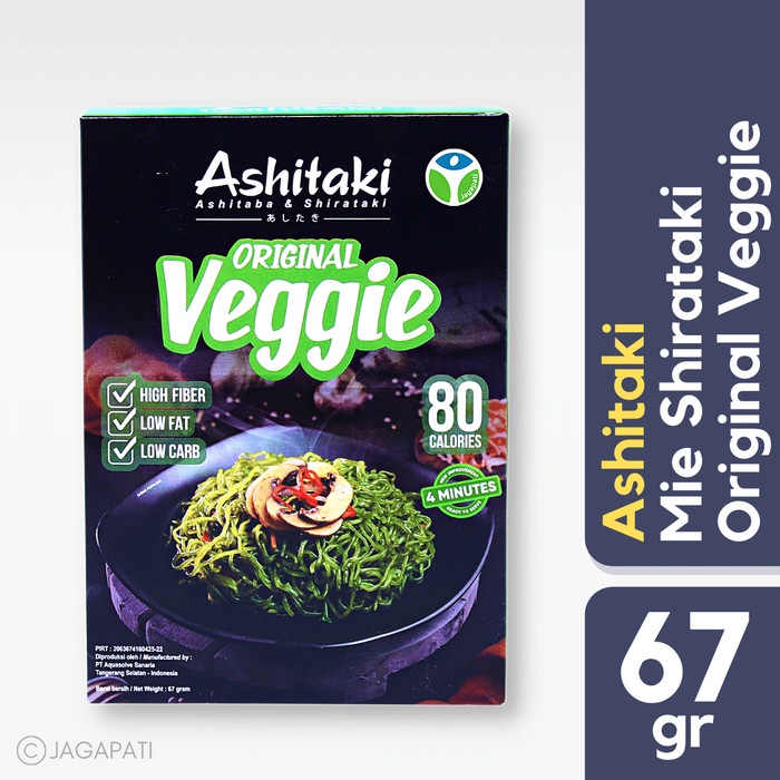 

Ss5Gg Ashitaki - Mi Veggie Original 67Gr - Mie Sayur - Shirataki - Low Cal Ff045