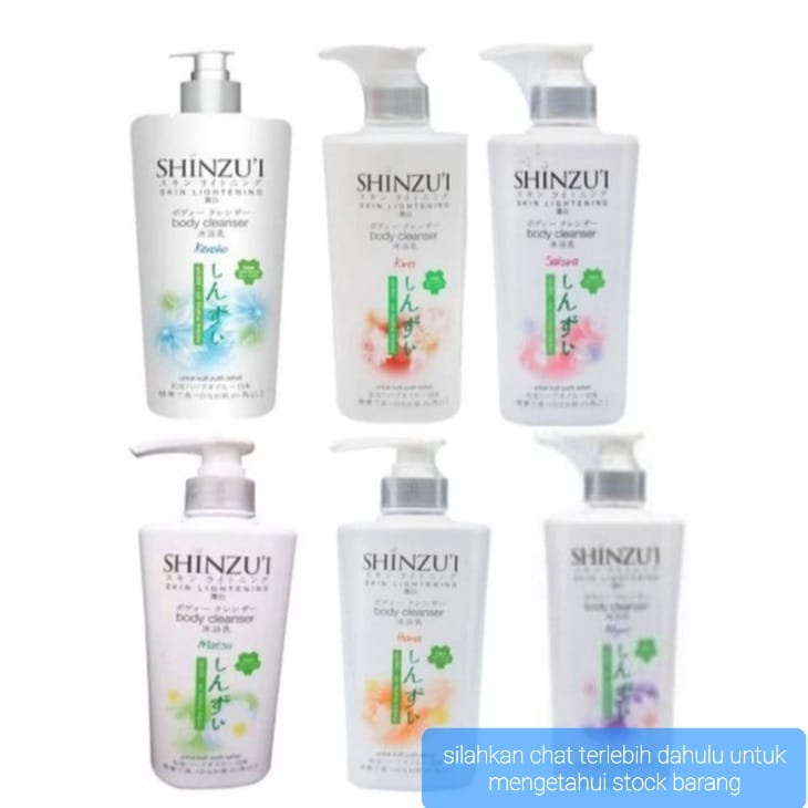 SHINZUI BODY WASH / CLEANSER SABUN MANDI / CAIR SINZUI PUMP 500ML