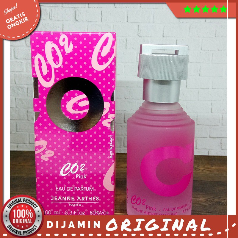 Parfum Original Jeanne Arthes Co2 Pink Edp 100Ml Asli Ori Wangi Enak Elegan Tahan Lama