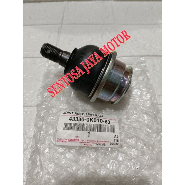 Ball Joint Lower Arm Bawah Toyota Innova Fortuner Hilux Original 100% Asli