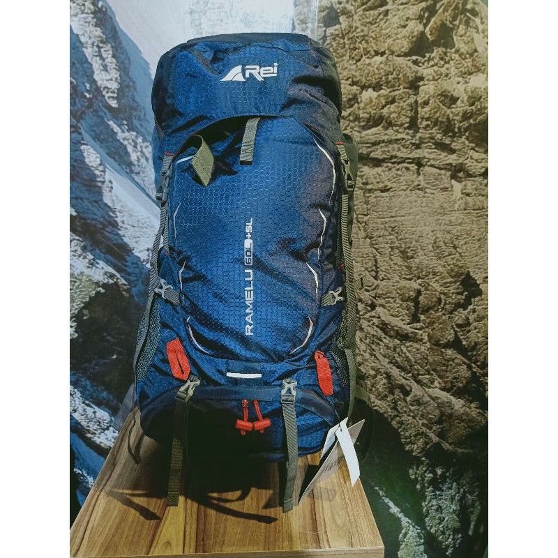 Tas Gunung Pria RAMELU 60+5L AREI OUTDOORGEAR - CARRIER REI RAMELU 60+5L - DAYPACK Gunung Pria RAMEL