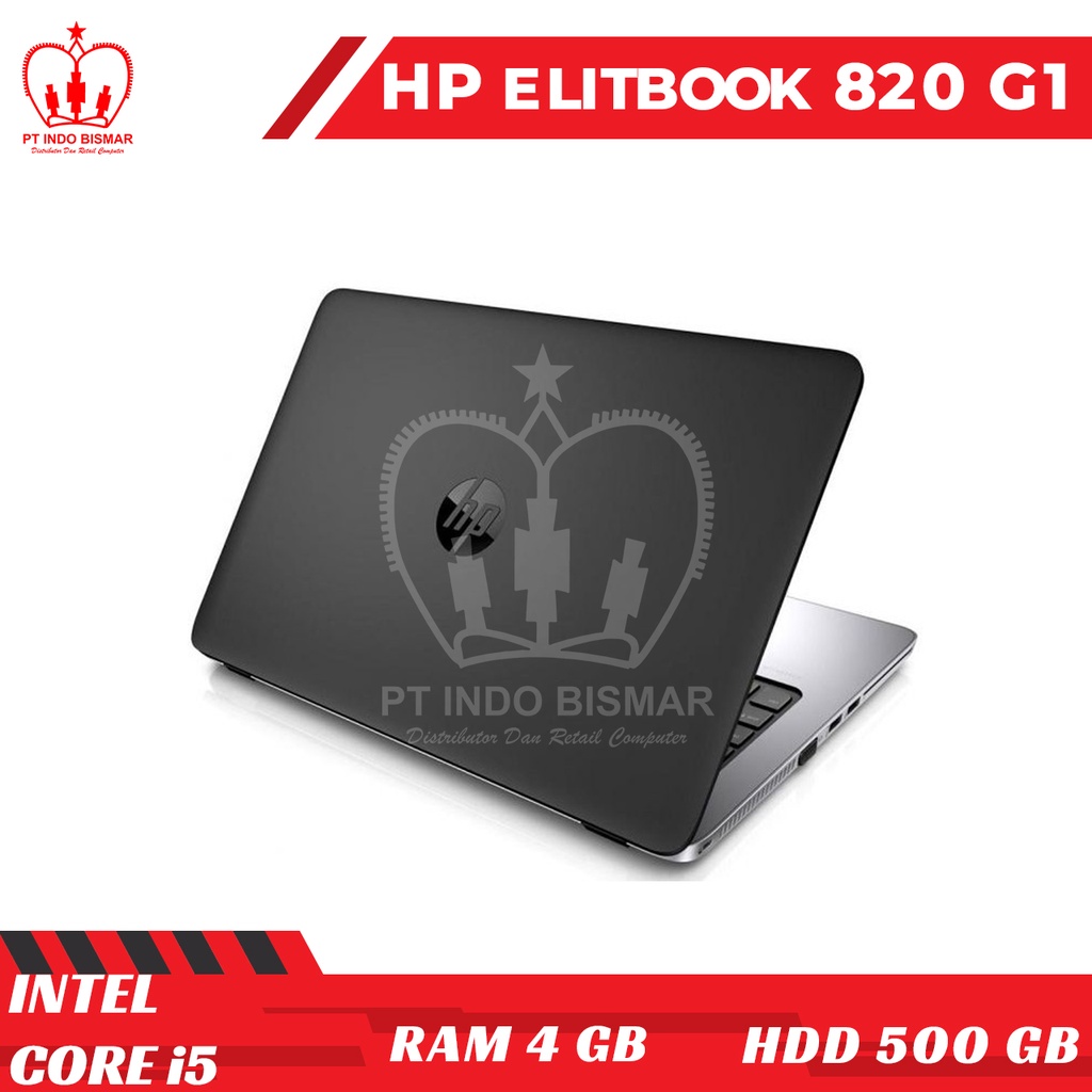 HP Elitbook 820 G1 Intel Core I5-4 Ram 4GB HDD 500GB Built Up