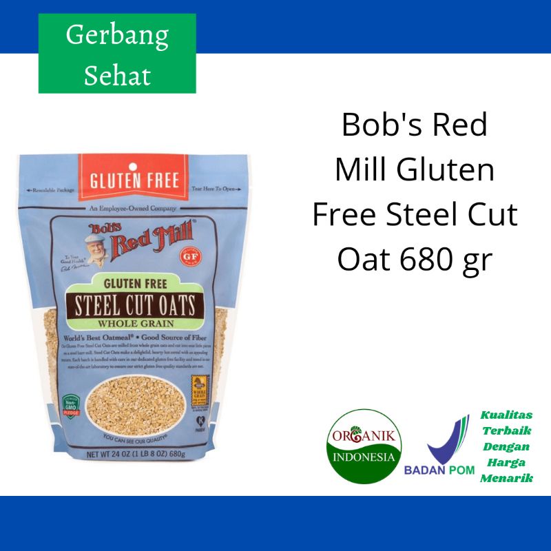 

Bob's Red Mill Gluten Free Steel Cut Oat 680 gr