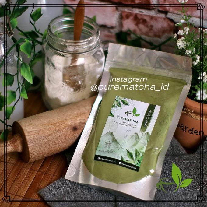 

vaargavaldian5678 Pure Matcha Greentea Bubuk Powder Green Tea Murni 50gr Reguler TERLARIS TERPERCAYA ORIGINAL