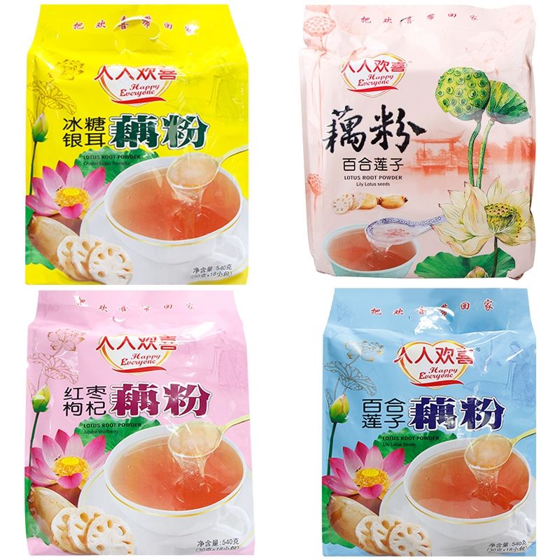 

Happy Powder Root lotus Minuman bubuk teratai 莲藕粉