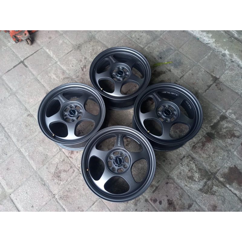 VELG RACING PALANG 5 RING 15 BAUT 4 PCD 100 MODEL SPOON