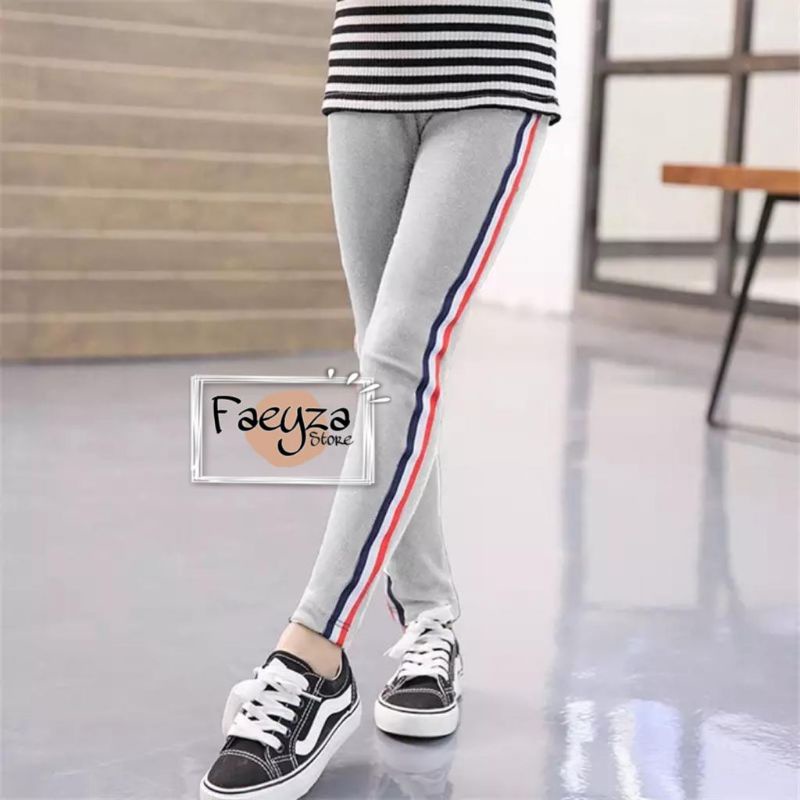 Faeyza Legging Anak Stripe Usia 5 - 11 thn