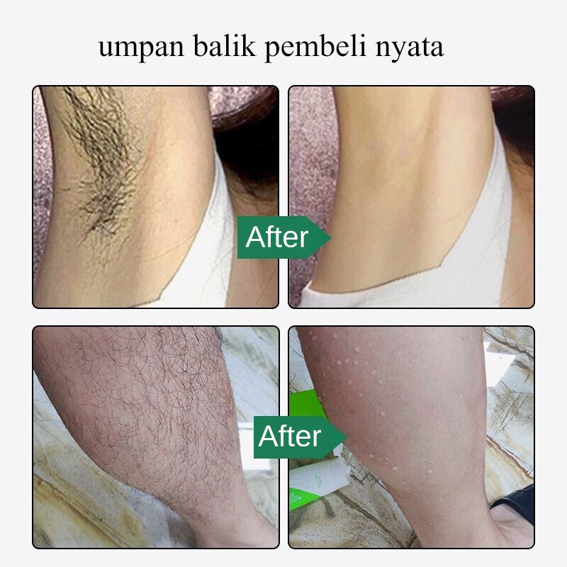 Krim Cream Spray penghilang bulu Permanen Ketiak Kaki Bagian privat 150ml Bahan alami Pencukuran bulu yang lembut dan tidak menyakitkan