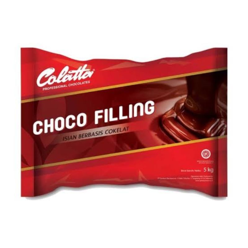 

colatta choco filling coklat 5 kg selai isian roti