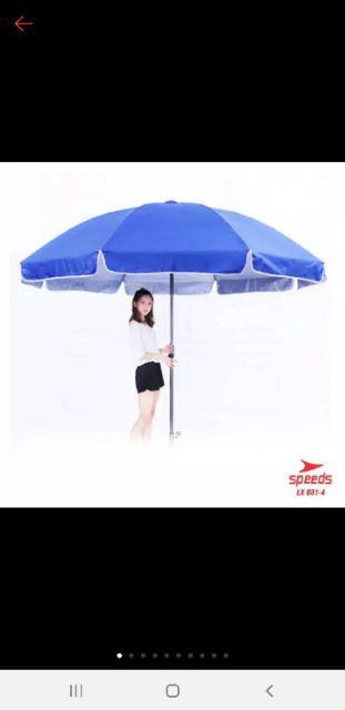 Speeds Payung Tenda Lebar 280cm Payung Pantai Cafe Bazaar Parasol Diameter Tenda Booth Jualan 031-4
