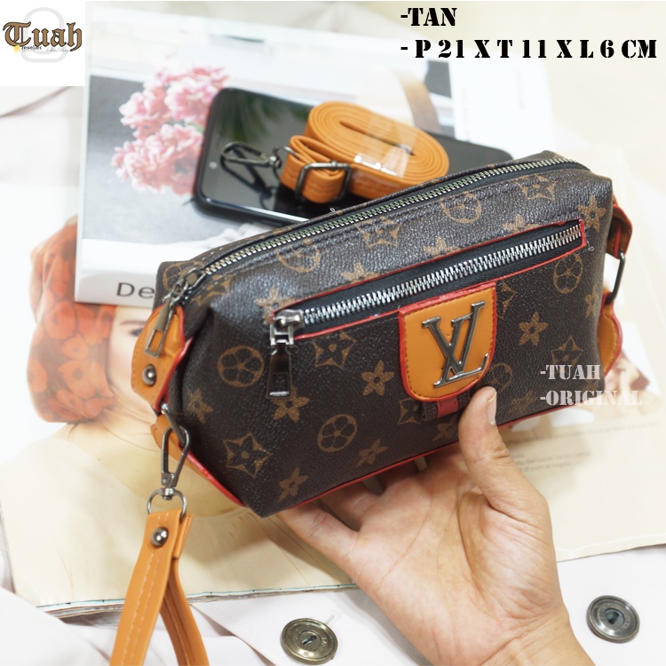 TUAH SLIMBAGS | SL Cluth VL Tabung 2 Ruang MX 3012 / Handbag Wanita Terbaru / Tas Jinjing Wanita