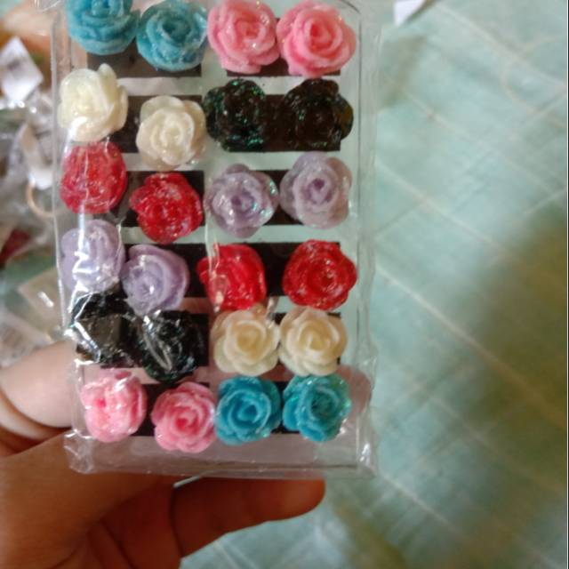 Anting Bunga Mawar