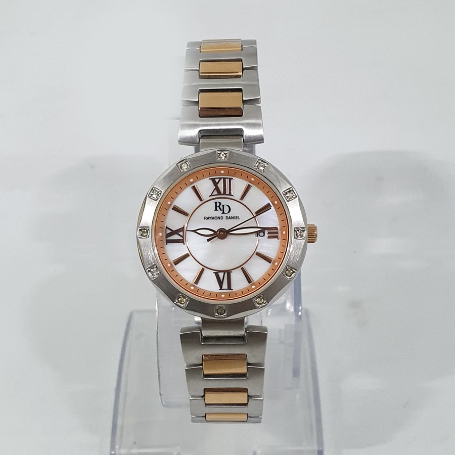 Raymond Daniel RD206 Silver Rosegold ,Jam Tangan Wanita, Original