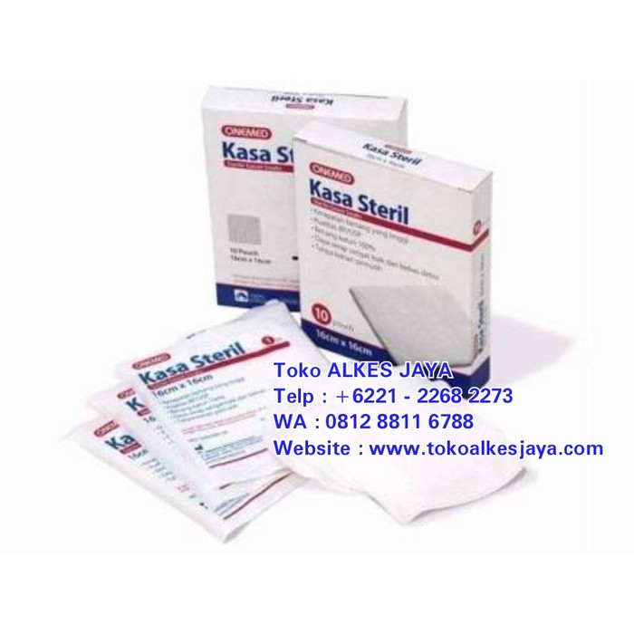 KASSA STERIL ONEMED 16 X 16 / KASSA LUKA PALING MURAH