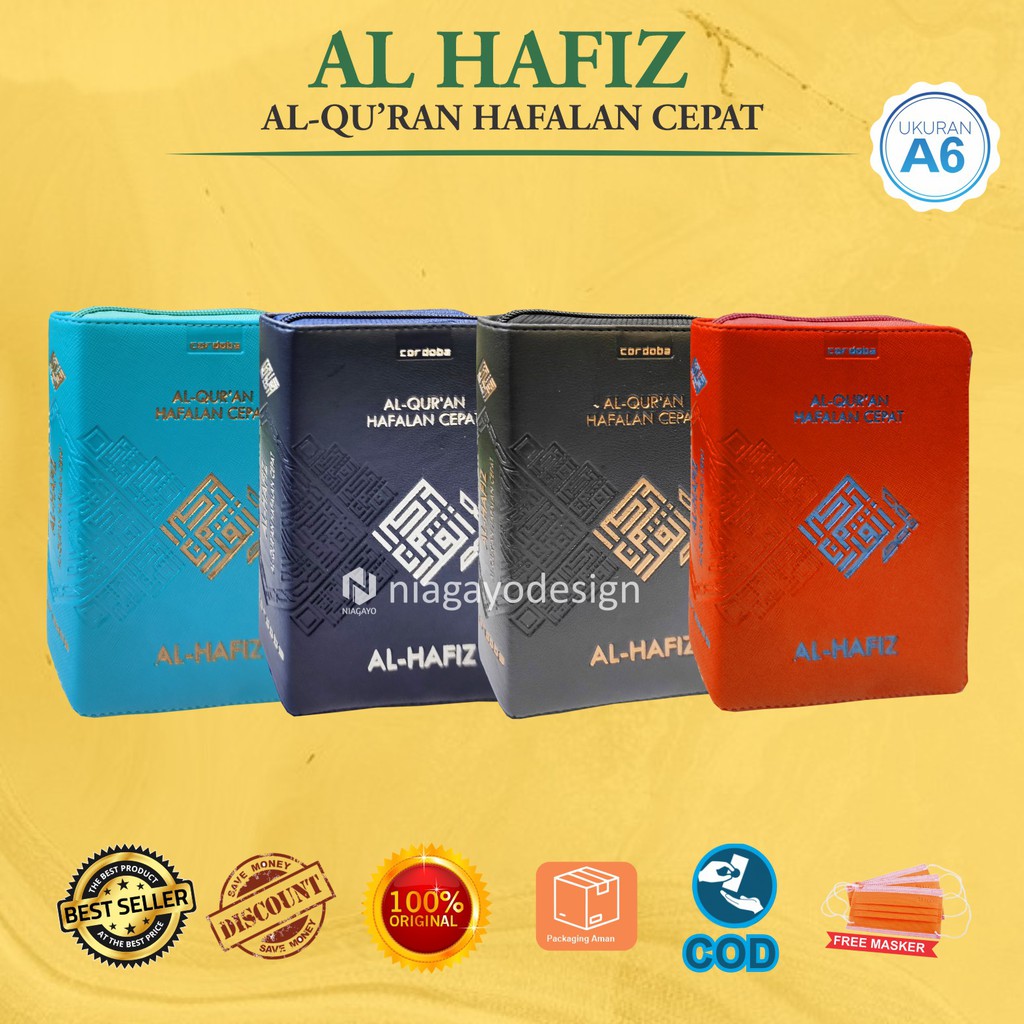 AlQuran Kecil Al Quran Hafalan Hafiz Resleting A6