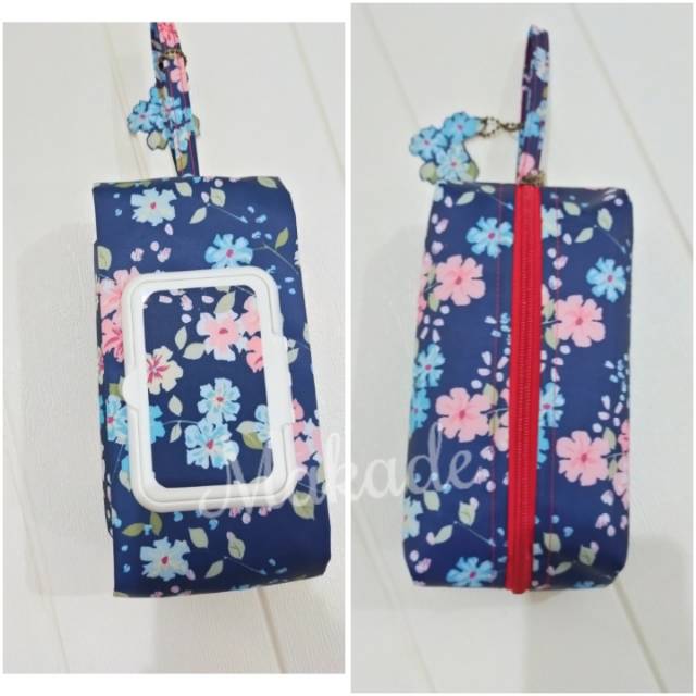 Tempat Tisu 2in1 cover Tisu Basah dan Kering / Tisu Travel / Pouch tissue