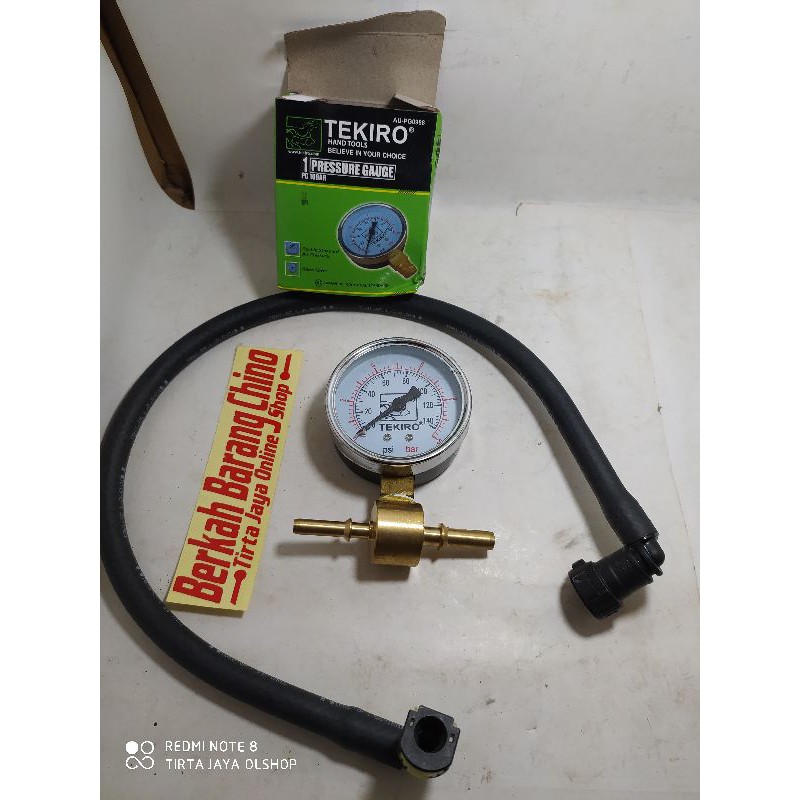 full pressure gauge alat ukur tekanan bahan bakar injeksi murah