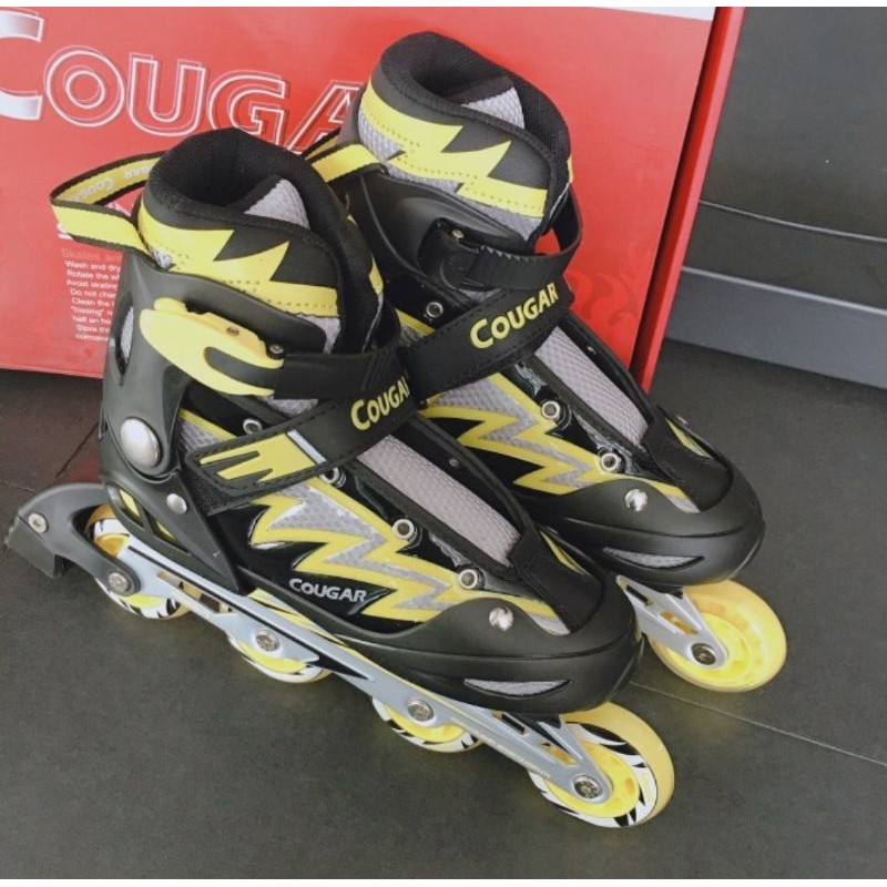 Sepatu Roda Cougar Inline Skate Black/Yellow