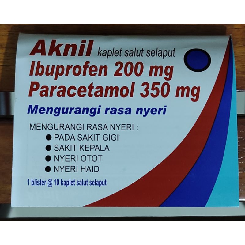 Aknil 10 Kaplet / Obat Sakit Gigi / Demam / Nyeri Haid