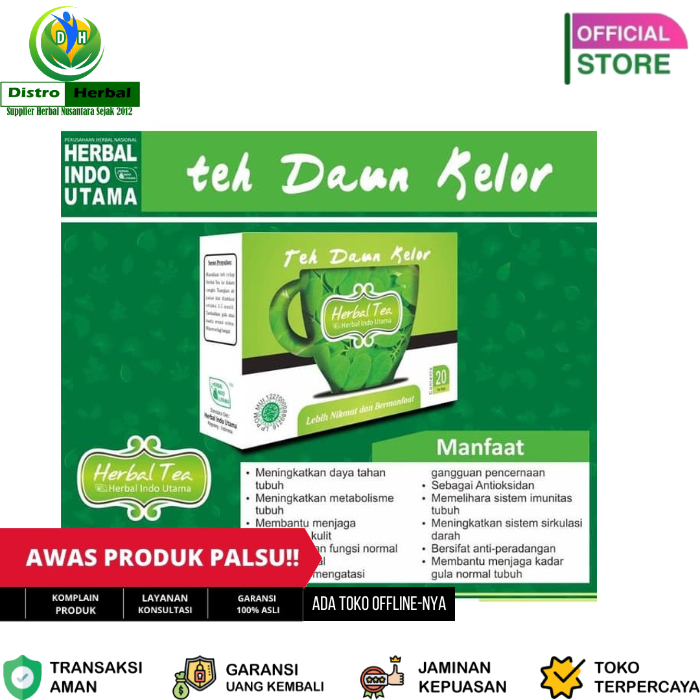 

Teh Daun Kelor Herbal Indo Utama - Teh Daun Kelor HIU Jogja