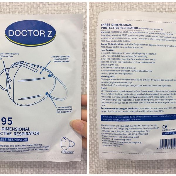 MASKER KN95 DOCTOR Z KN 95 EARLOOP 4PLY N95 MEDIS NEW 26STORE