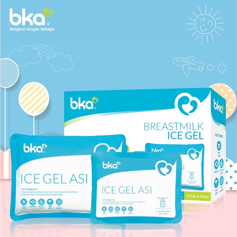 Bka ice gel office pack isi 2 paket hemat - gel asip