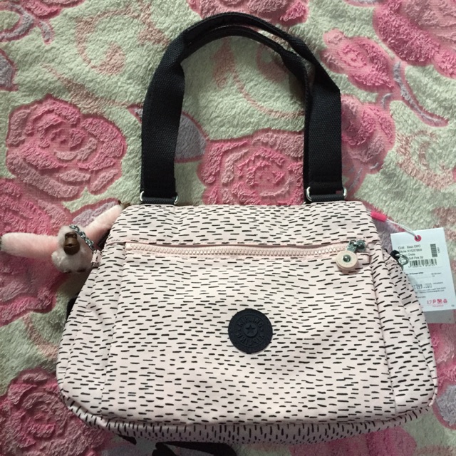Kipling Orelie soft pink str (100% original from store)