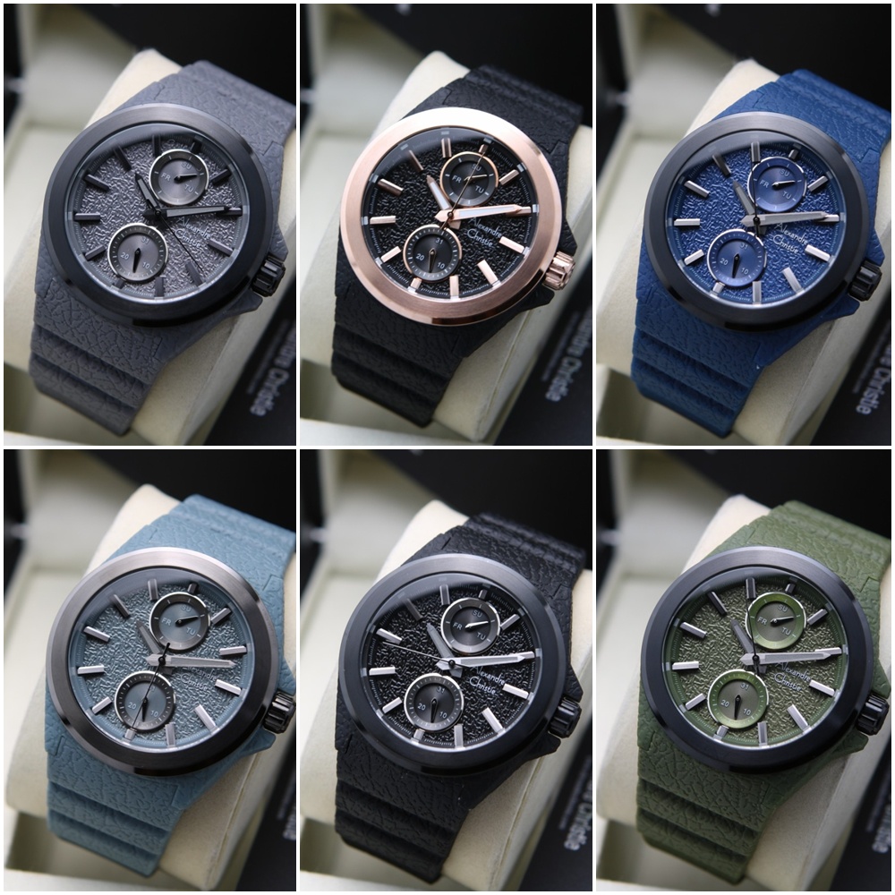 Jam Tangan Pria Alexandre Christie AC 6585 MF Original