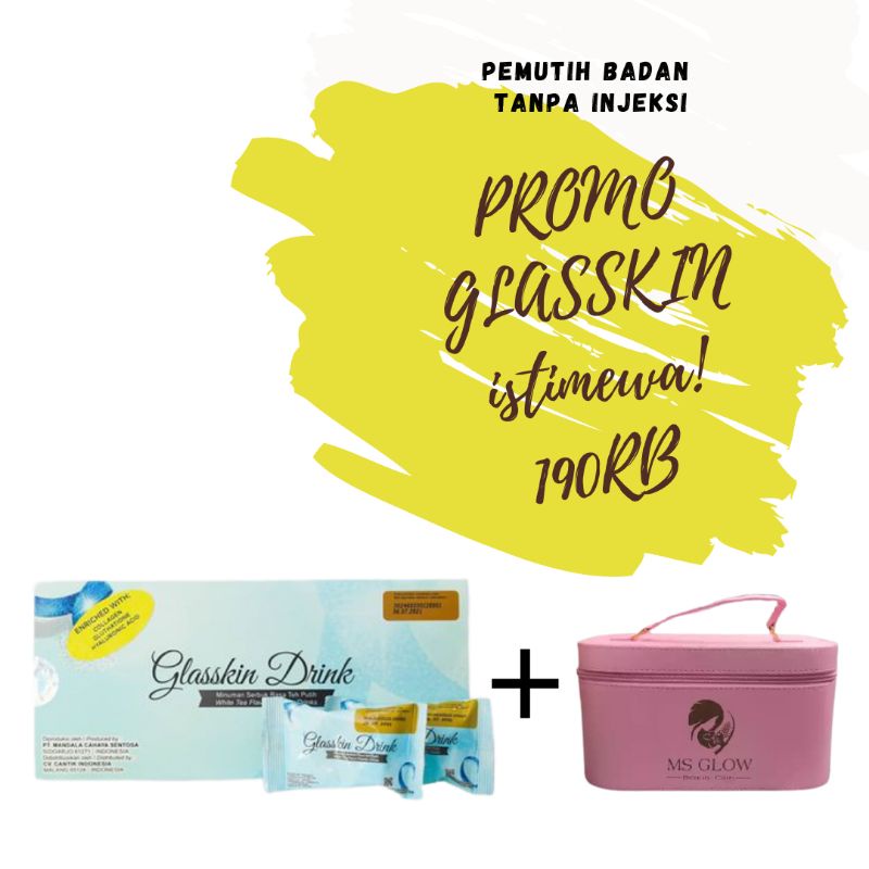 

GLASSKIN DRINK MS GLOW/SUSU PEMUTIH MS GLOW ORIGINAL BPOM
