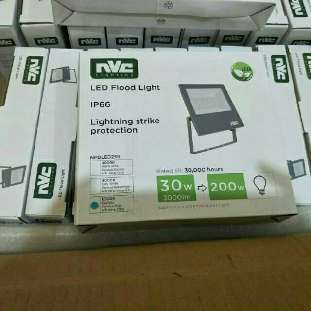LAMPU LED SOROT NVC/ LAMPU FLOODLIGHT NVC  30W