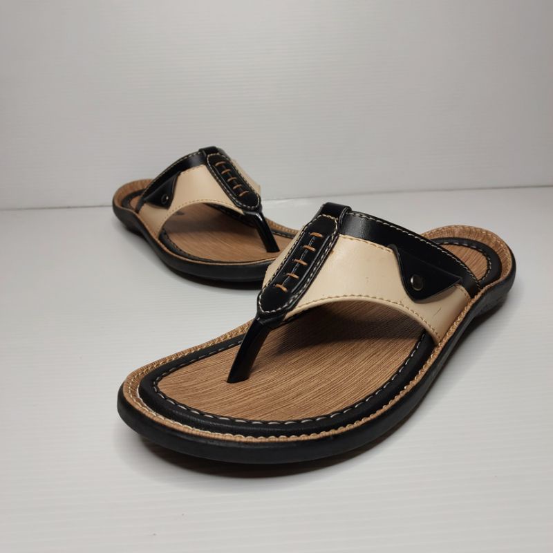 Sandal Jepit Anak Tanggung 33-37 Bahan Semi Kulit Lapis Halus (Vernon 01)