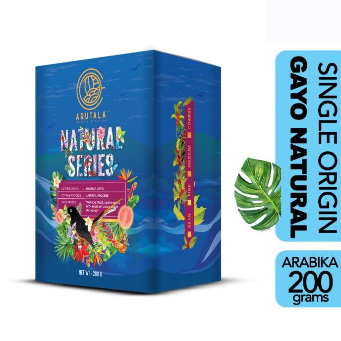 

[ COD ] ARUTALA Natural Series - Arabika Gayo 200 gram MURAH Kode 632