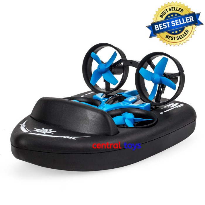 Best Seller rc drone mini JJRC H36 F 3 in 1 drone murah JJRC H36F bisa di air Terbatas