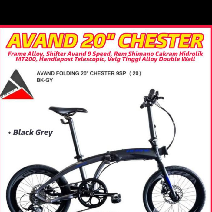 Dijual SEPEDA AVAND CHESTER 9SPEED Limited