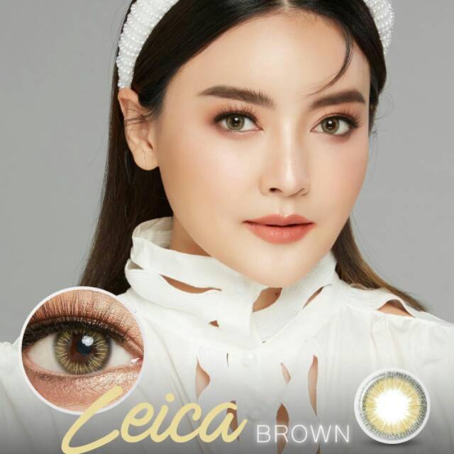 Softlens Leica by dreamcolor soflens wedding gray brown lensa kontak