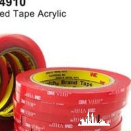 

✽ 3M VHB 4910 Clear- Perekat Double tape 3M Original- Doble tape 1"inx3M ➻