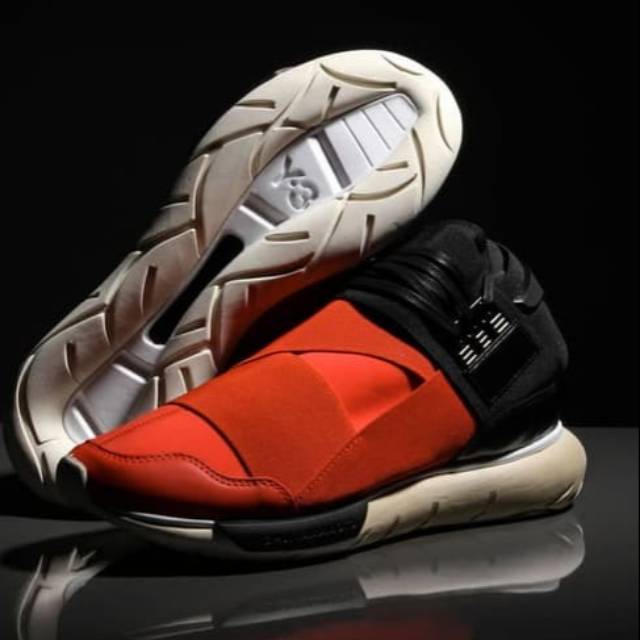 ADIDAS Y3 Yohji Yamamoto Casa High BLACK RED Premium Original Sepatu