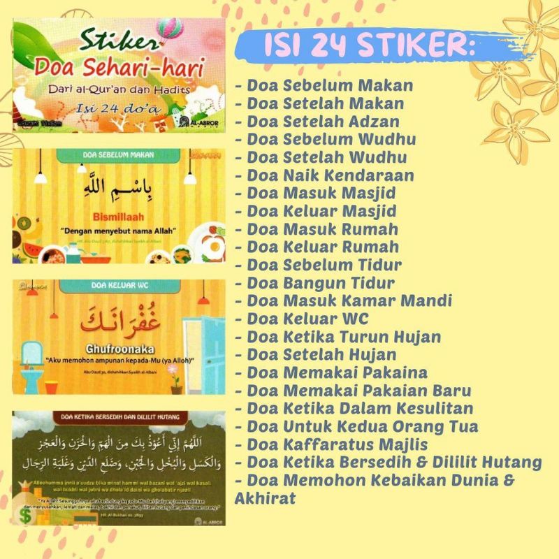 

Stiker doa sehari-hari