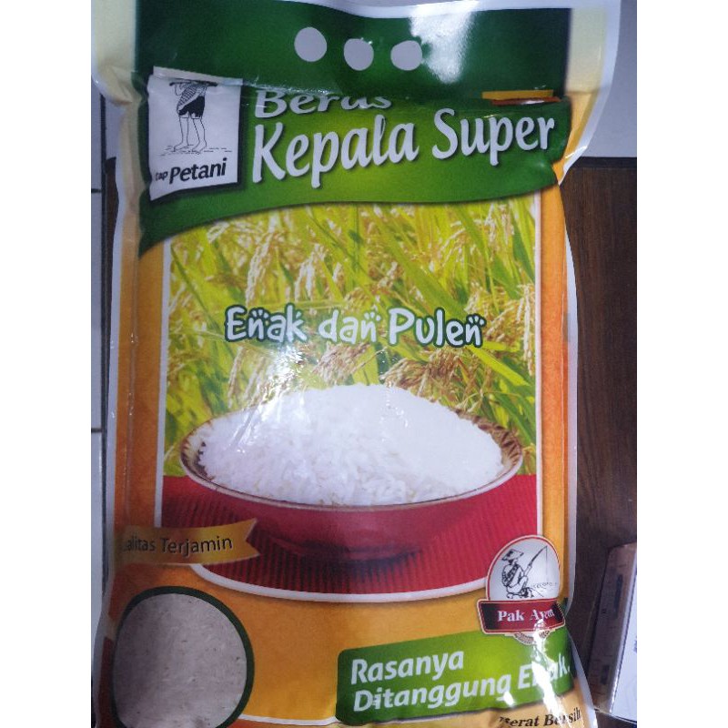 

Beras Kemasan 3kg Merk Petani Pak Ayem