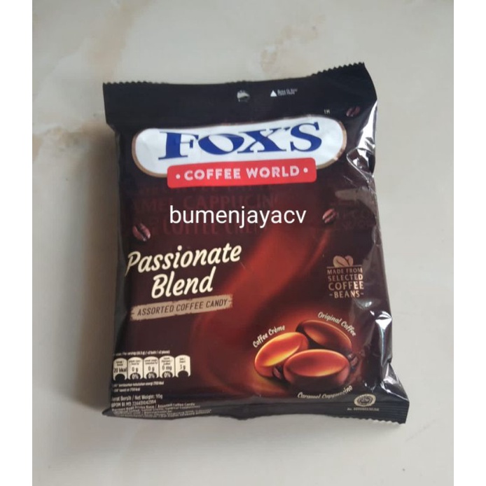 

Permen foxs permen rasa kopi candy nett 90 gram fox s bukan kopiko