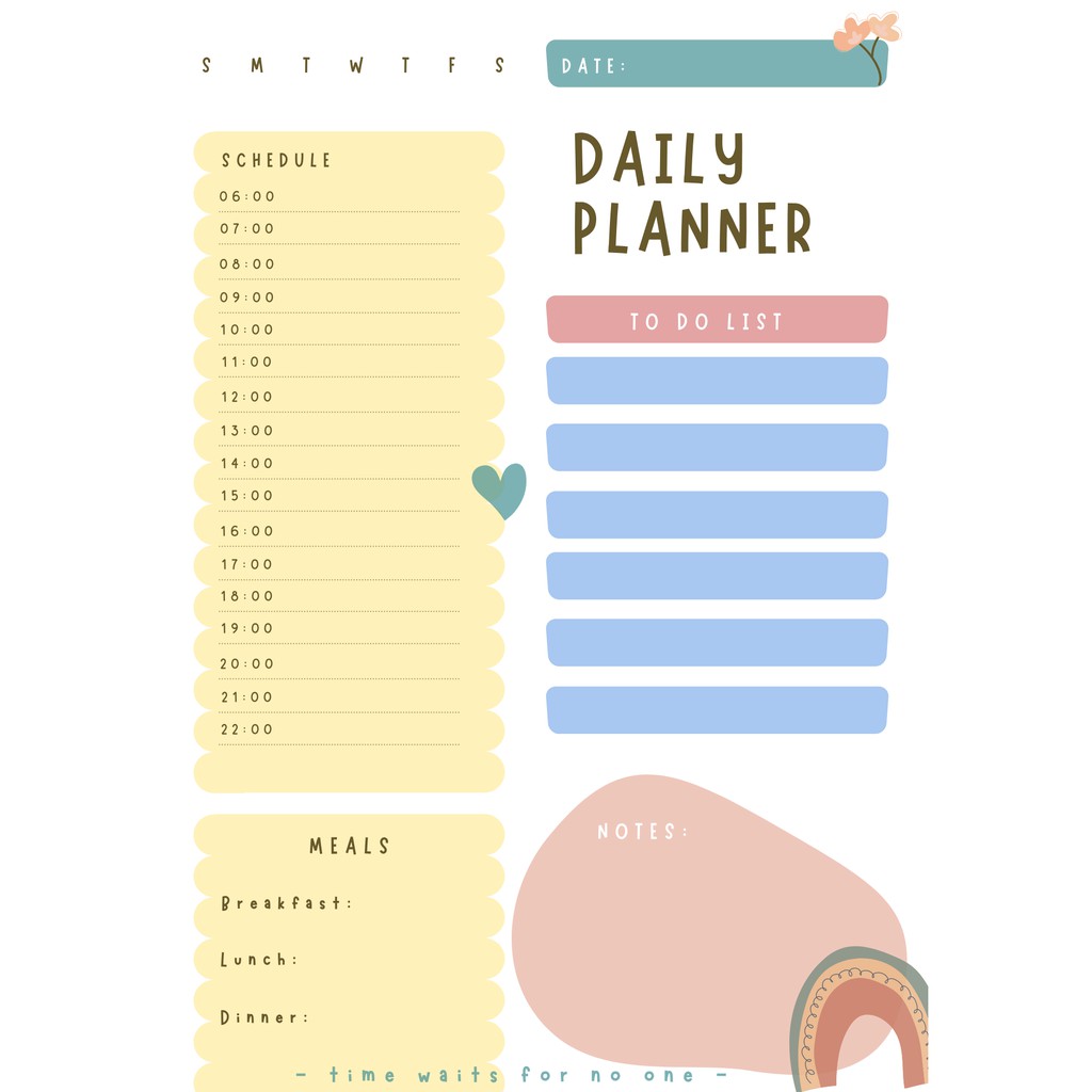 

Daily Planner / Bullet Journal / Planner Harian Loose Leaf [Design 3] .